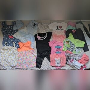 6-9 Months Girl Mega Lot Of 24 Pieces